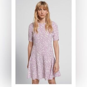 & Other Stories Lavender Floral Dress